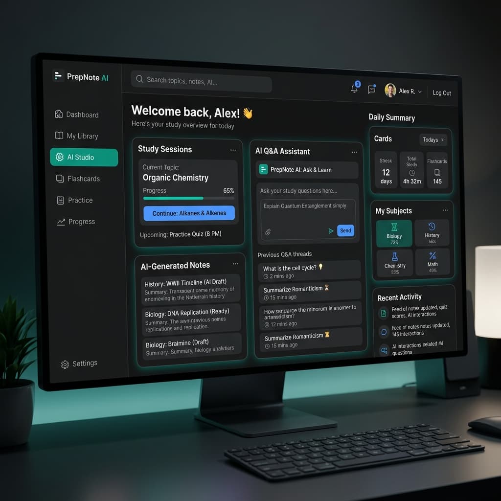 PrepNote AI Backend Platform Kawsar Ahmed — Laravel Octane & Redis Backend System